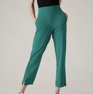 Athleta Brooklyn Ankle Pant Emerald Green EUC